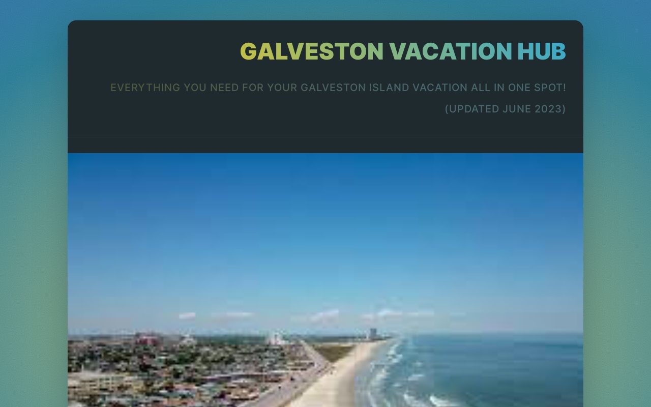 Carrd profile picture for @galveston